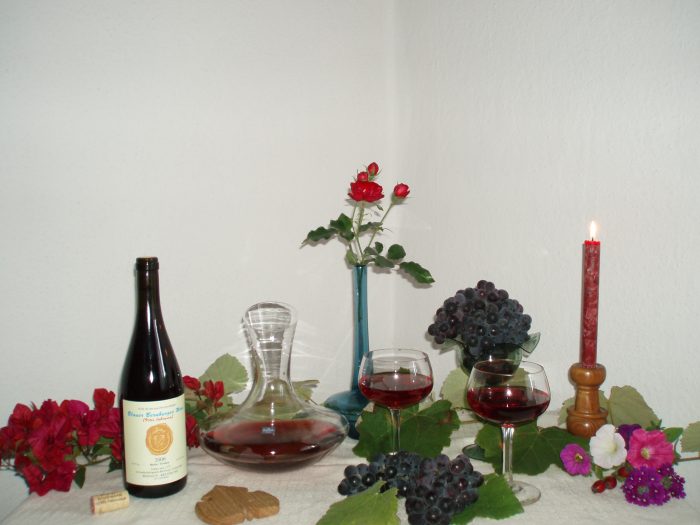 Blauer Bernburger Wein Jahrgang 2006